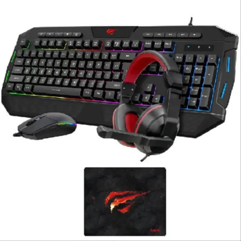 PACK GAMING MACRO G-301 Clavier -Souris -Tapis -Casque