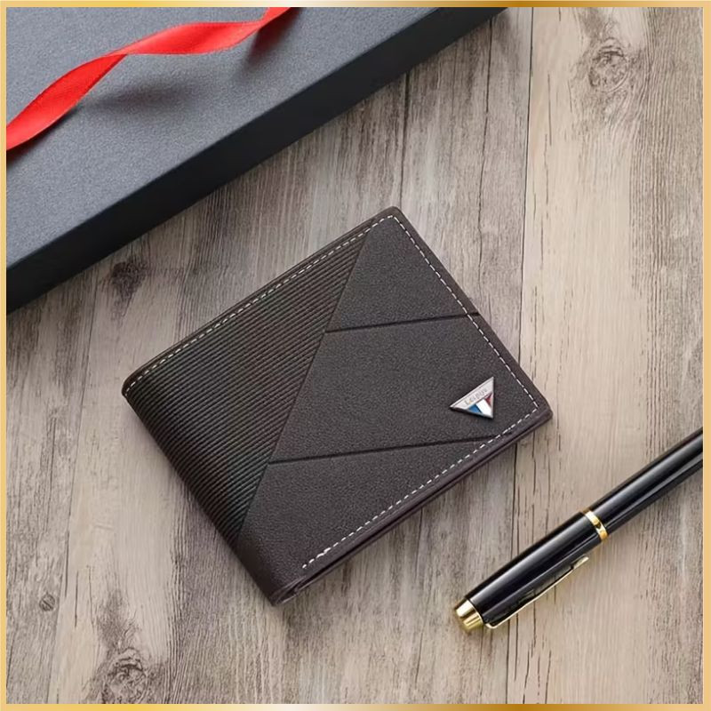 Portefeuille Homme Business Rétro – Multi-Cartes en PU