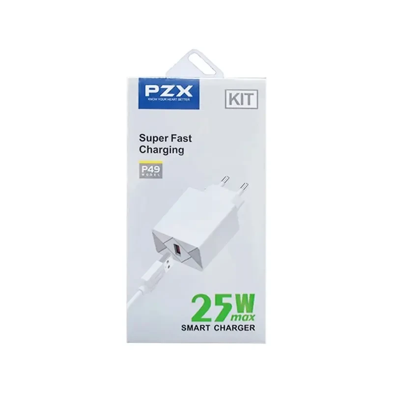 CHARGEUR PZX P49 25W TYPE C SUPER FAST CHARGING