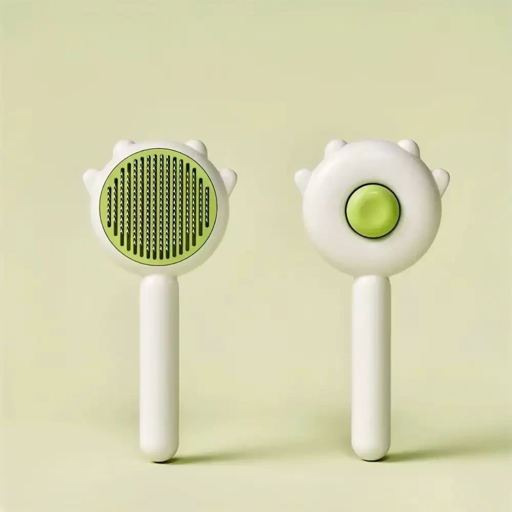 Brosse de Massage à bouton – Toilettage Facile et Confortable