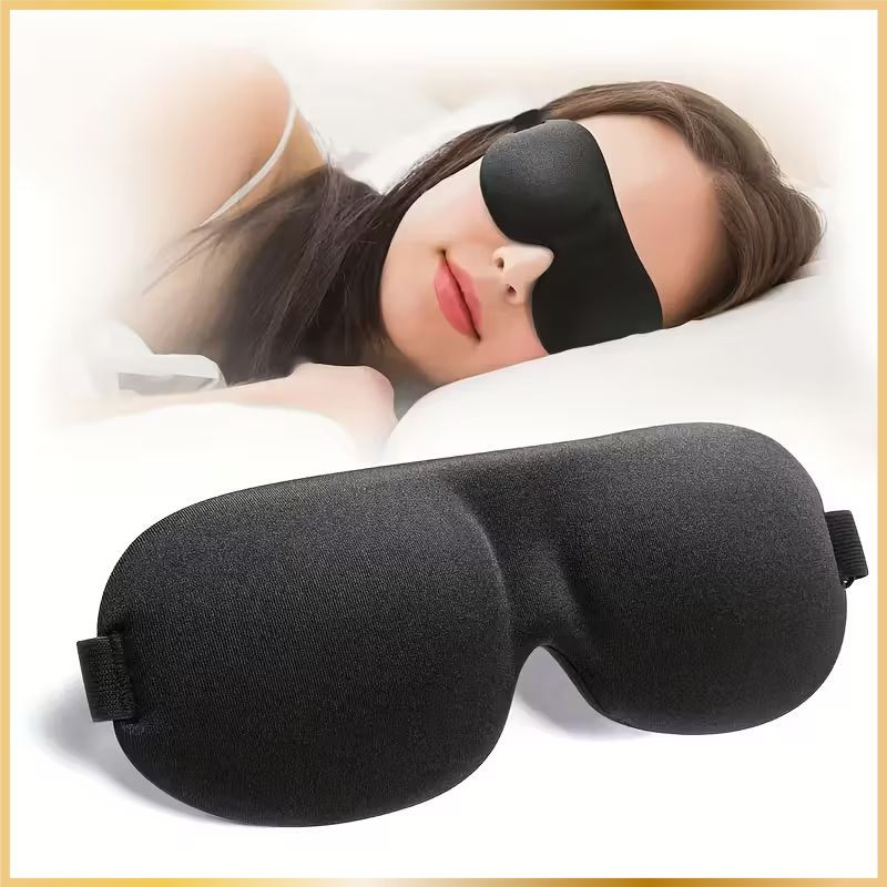Masque de Sommeil 3D – Ultra-Confort & 100% Obscurité