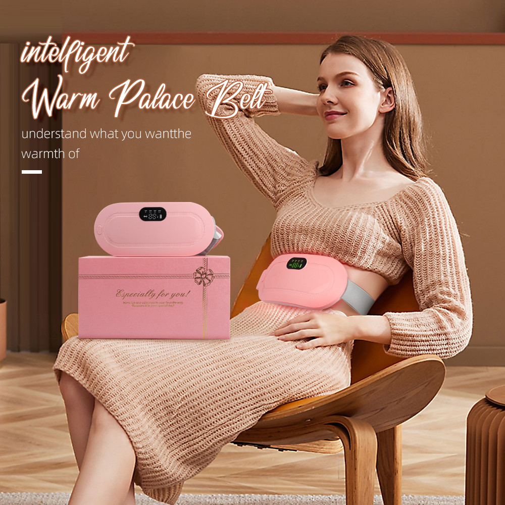 Mini Coussin chauffant rechargeable pour les règles, ceinture de palais intelligente et chaude, soulagement des douleurs menstruelles