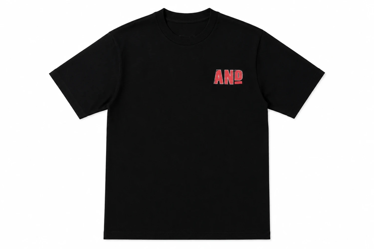 T-shirt Premium Noir AND – Style Streetwear Minimaliste