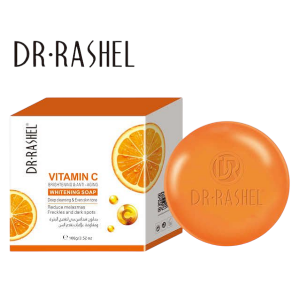 Savon visage DR Rashel Vitamine C éclaircissant anti-âge
