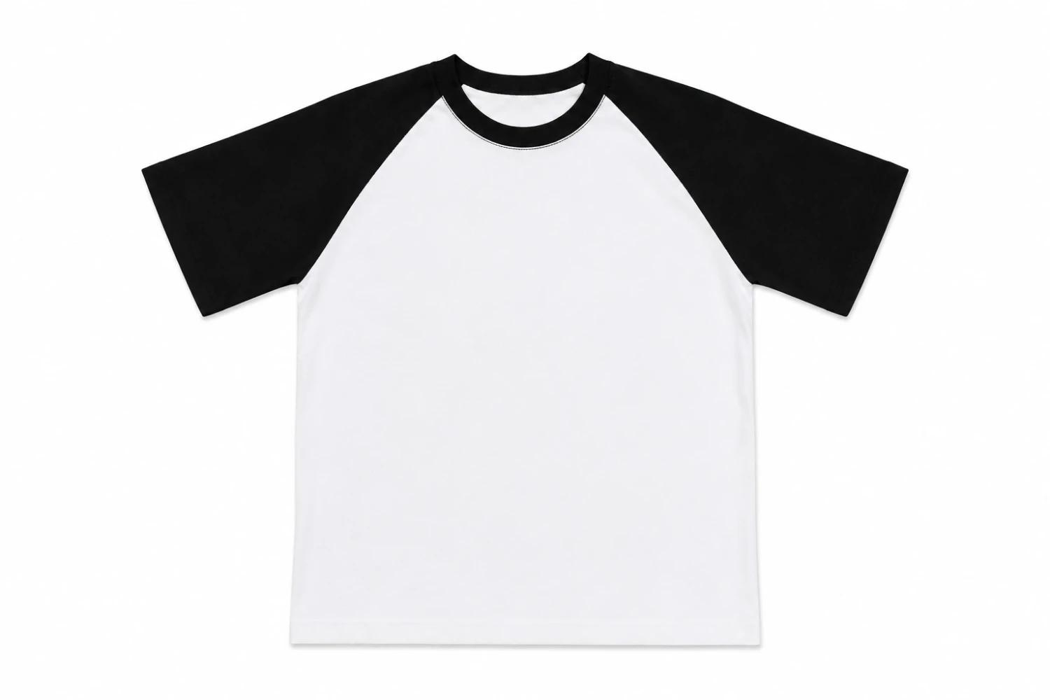 T-shirt Baseball Blanc & Noir Premium – Style Streetwear Sportif