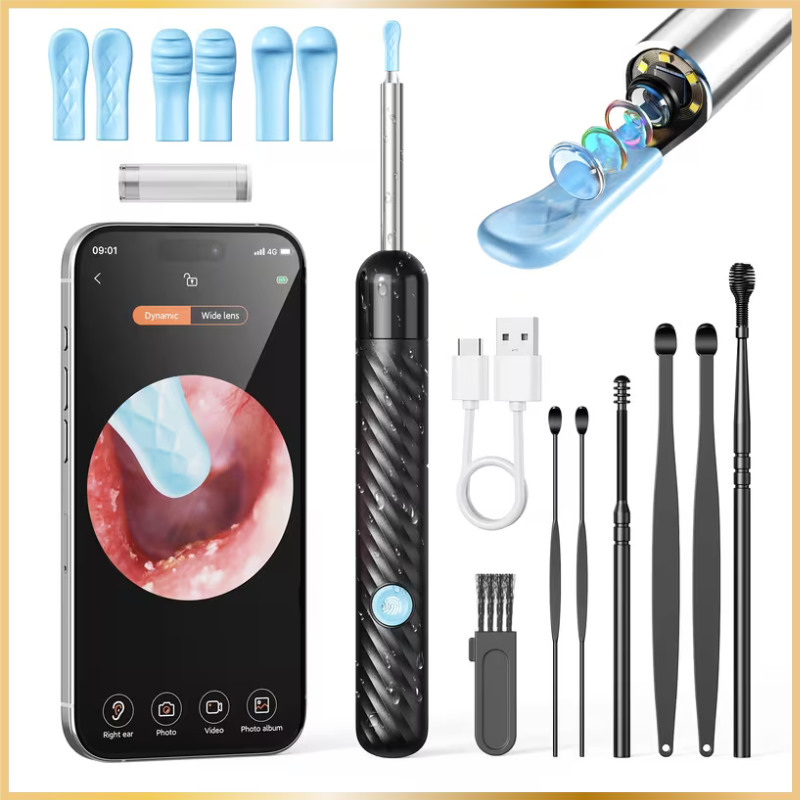 INSKAM Otoscope Connecté – Nettoyage d’Oreille Caméra HD