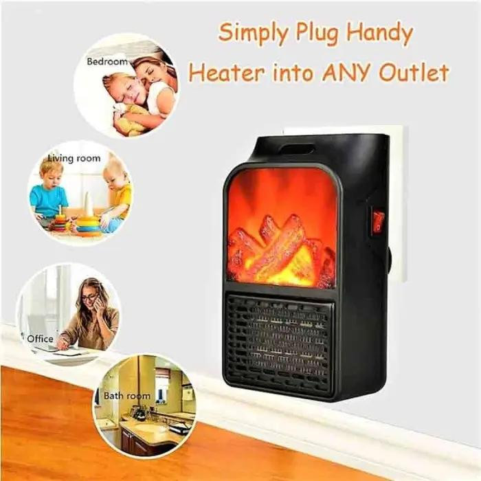 Chauffage Électrique Portable 1000W Avec Télécommande