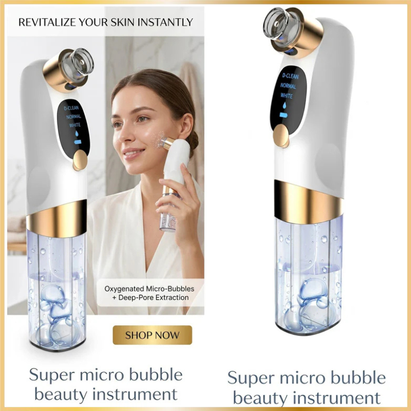 Appareil Hydrafacial & Points Noirs – Micro-Bulles USB
