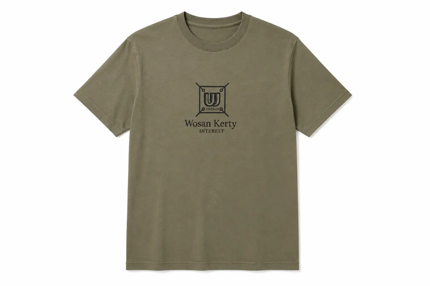 T-shirt Homme Vert Olive