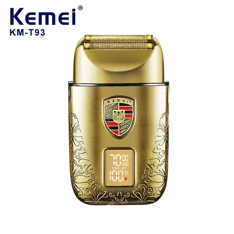 Rasoir Électrique Homme Kemei KM-T93 - Double Grille Alternative Rechargeable