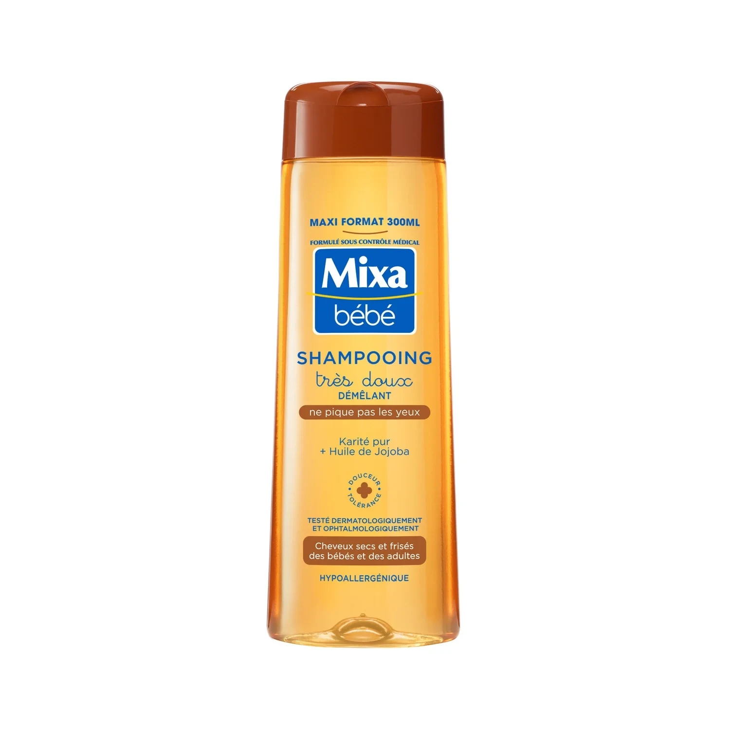Shampooing Bébé Très Doux Démêlant au Karité Mixa 300ml
