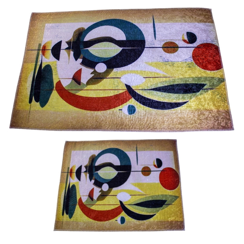 Set de 2 Tapis Salle de Bain Motif 14