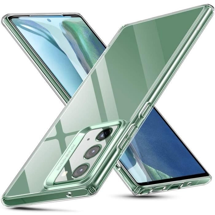 Cache En Silicone Pour Samsung Note 20 Transparent