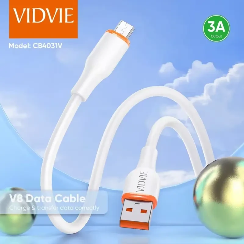 Câble USB de charge rapide Vidvie CB4031V Type C