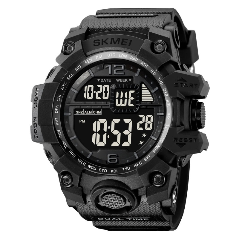Montre Numérique Double Affichage Etanche Chronomètre Skmei 2245
