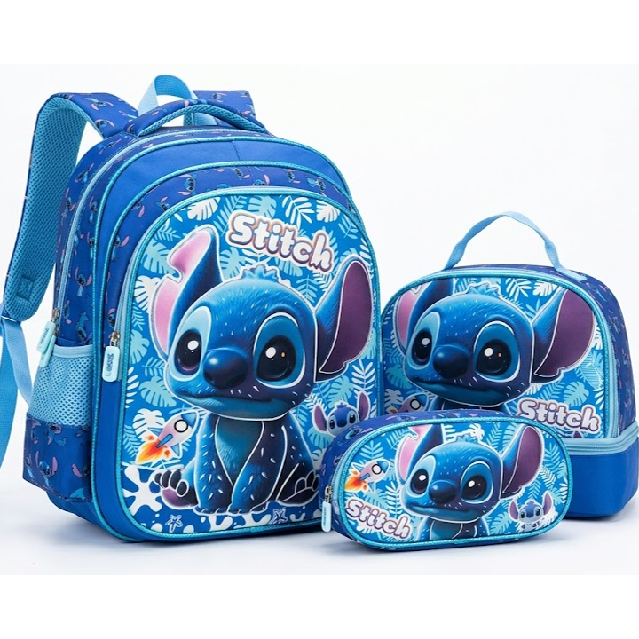 Ensemble Scolaire 3-en-1 Stitch Disney