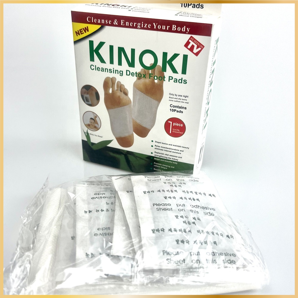 Patchs Détox Pieds Kinoki – Bien-Être & Utilisation Nocturne
