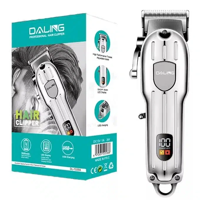 Daling Tondeuse à cheveux sans fil LCD – Haute Performance-L-1538A Affichage numérique