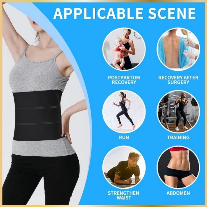 Ceinture Amincissante - Effet Thermique pour un Ventre Plus Ferme - Taille L