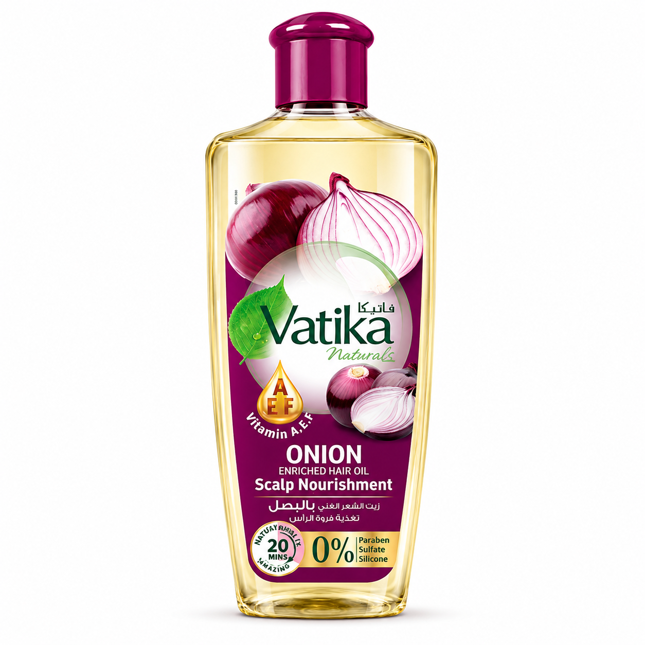 Huile Capillaire à l'Oignon Vatika Anti-Chute 200ml