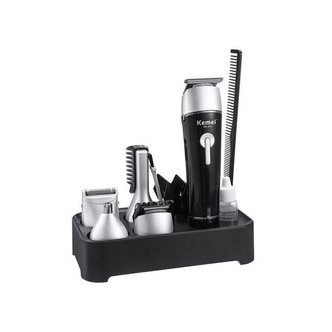 Kemei Tondeuse Pour Cheveux Rechargeable – Water proof – 10 en 1 – Noir