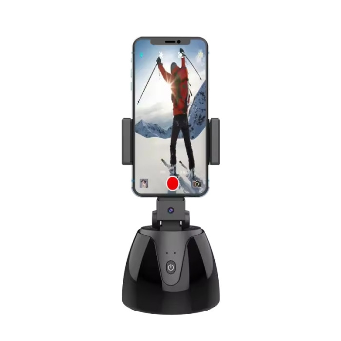 Support de téléphone avec suivi automatique des objets faciaux - AI - Rotation à 360