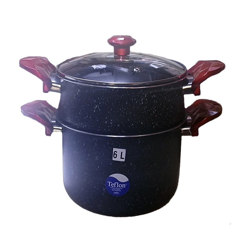Couscoussier Teflon Granit 6 Litres
