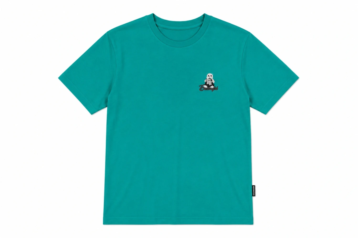 T-shirt Premium Vert Turquoise « Bear » – Style Streetwear Minimaliste