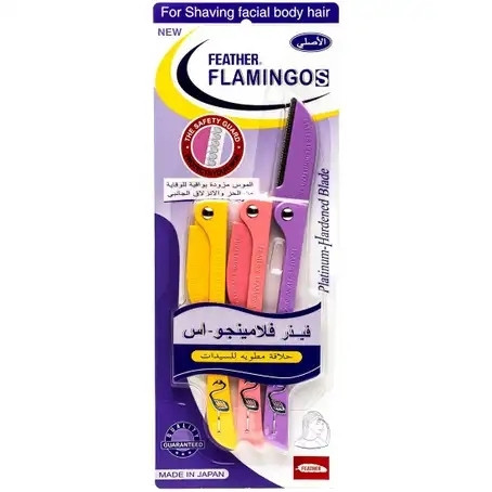 Flamingos 3 Rasoir à Sourcils Multi Couleurs