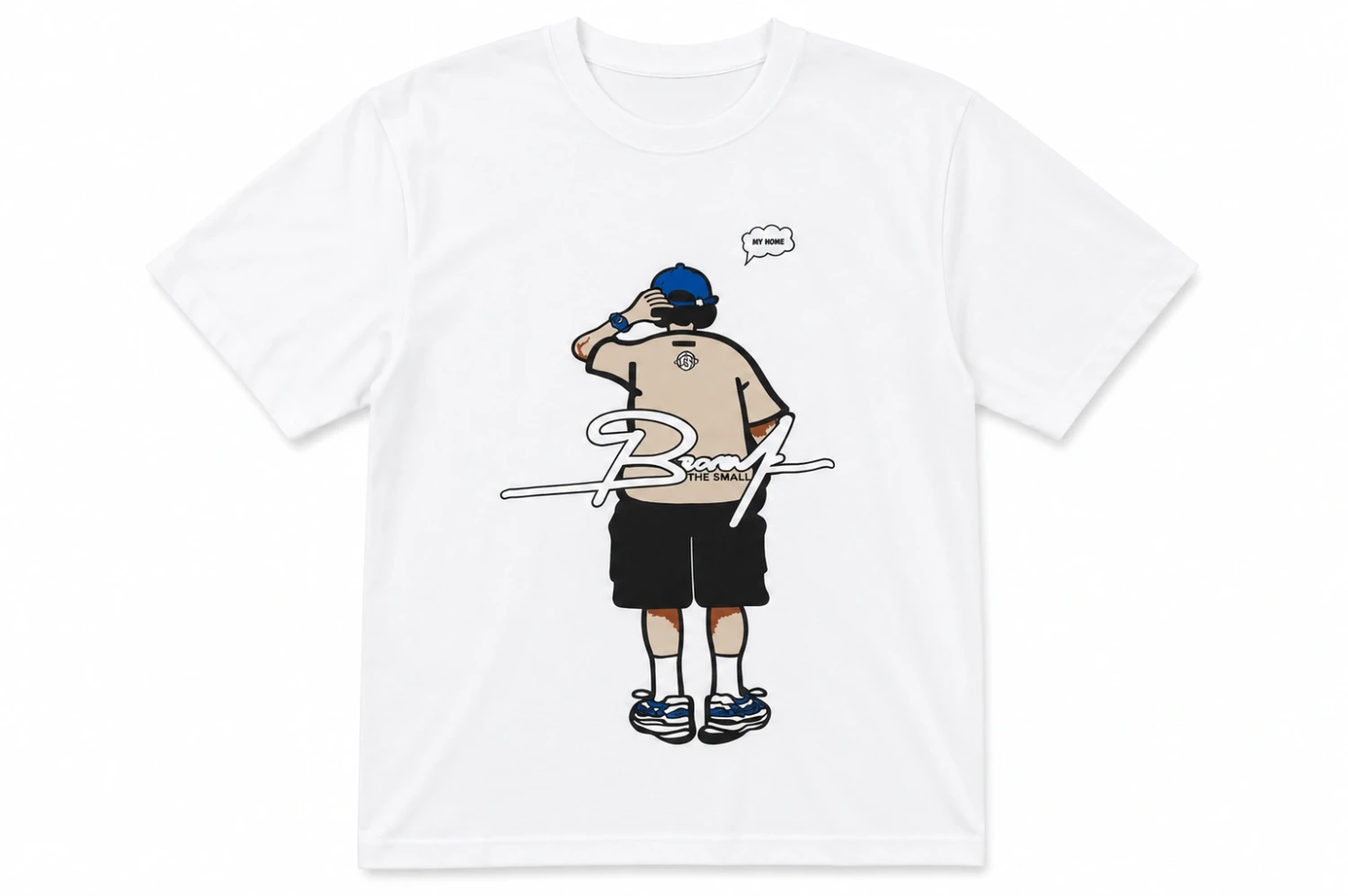 T-shirt Blanc Graphique « BANG » – Style Streetwear Urbain