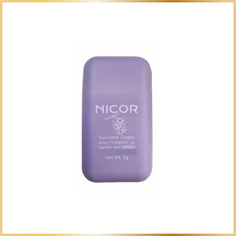 Bâtonnets Nasaux NICOR Power Mint – Fraîcheur & Énergie - Raisin
