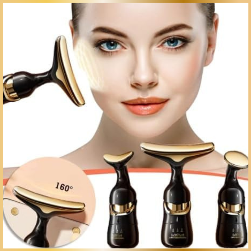 Appareil de Massage Visage & Cou 4D – Raffermissant - Noir