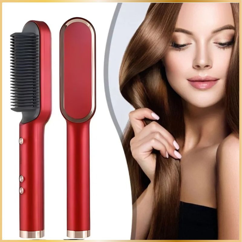Brosse Lissante 2 en 1 45W - Rouge
