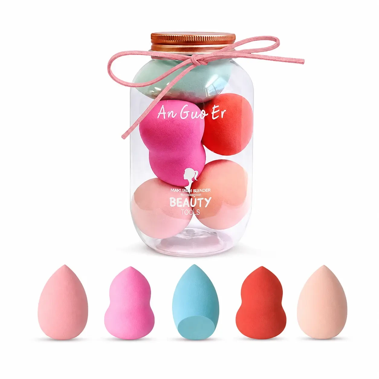 Pack de 5 Éponges de Maquillage Beauty Blender Nest
