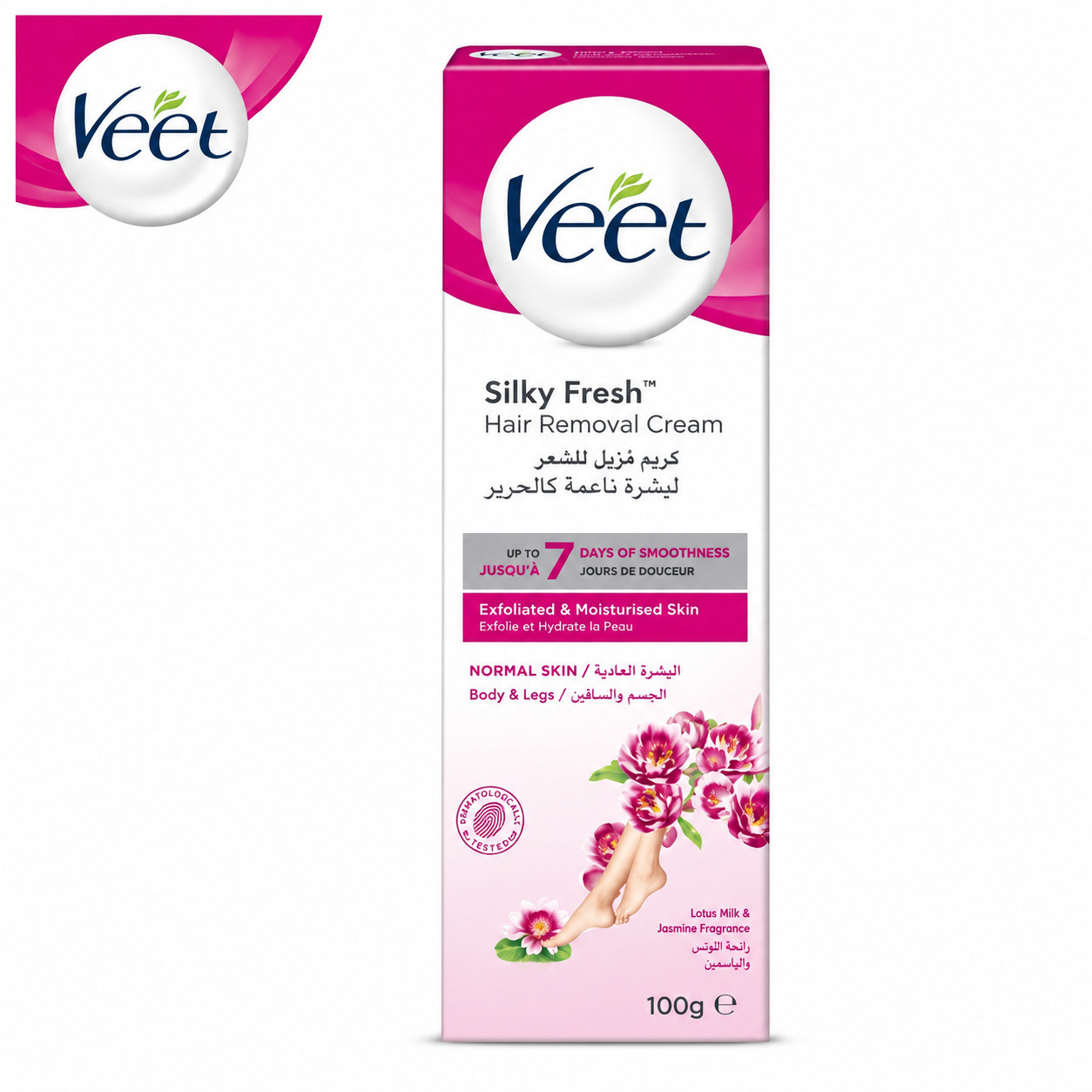 Crème dépilatoire Veet peau normale 100 ml