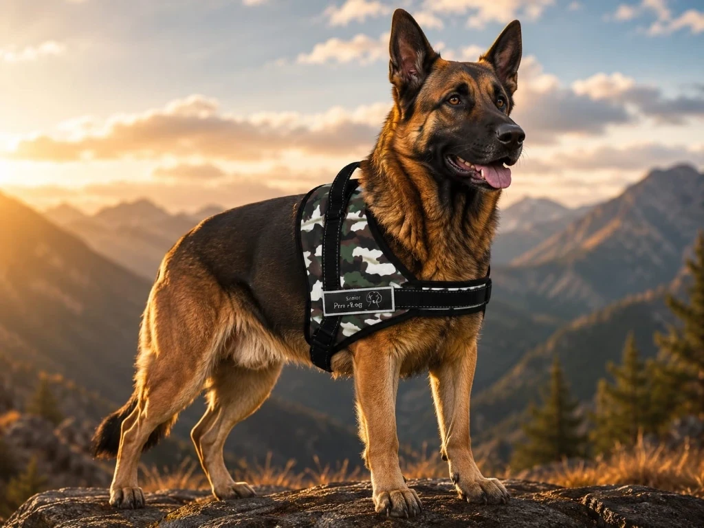 Harnais K9 Ultra – Puissance, Style & Confort pour Chiens Actifs
