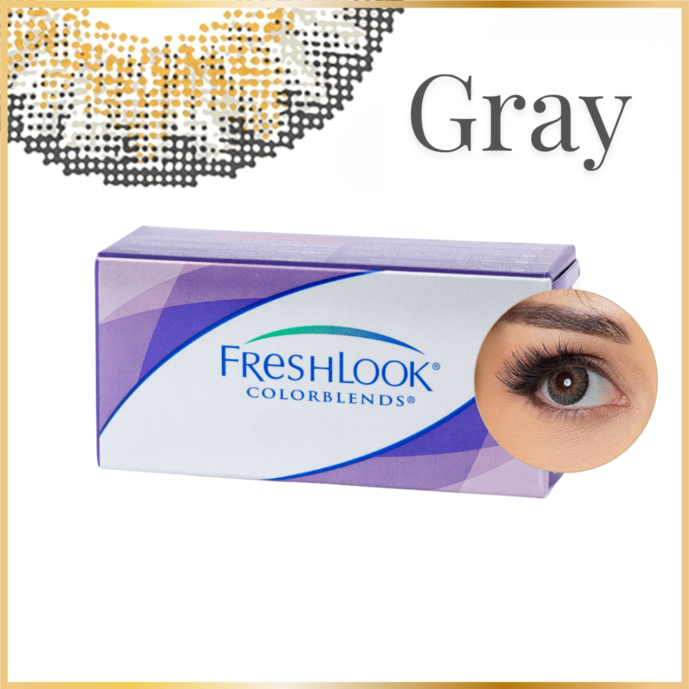 Lentilles FreshLook ColorBlends Mystic Grey