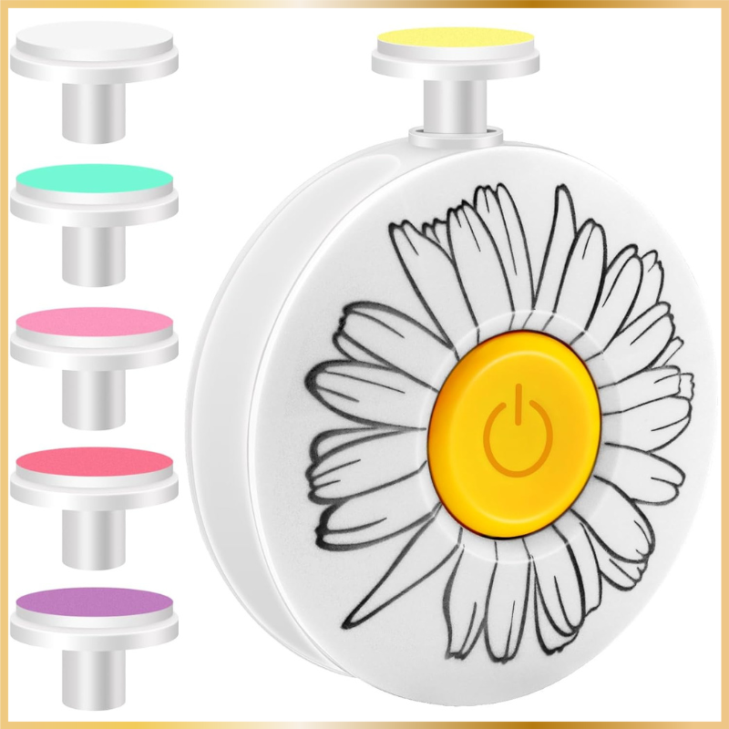 Kit de Manucure Électrique pour Bébé - Blanc