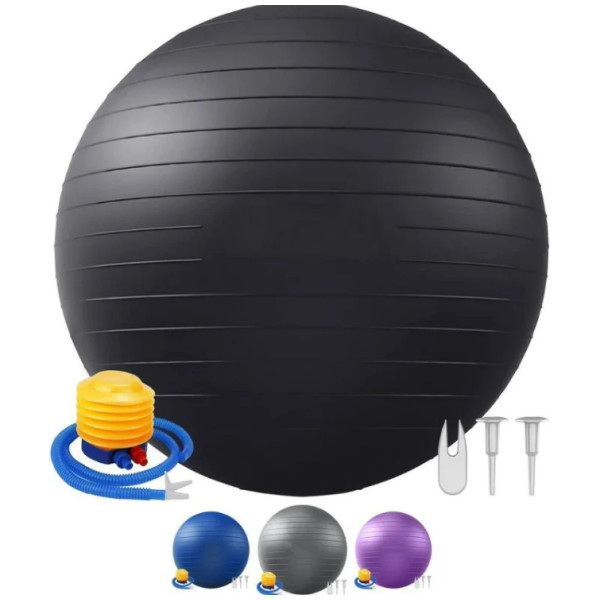 Balle de Yoga 65cm, balle d’équilibre, de Fitness