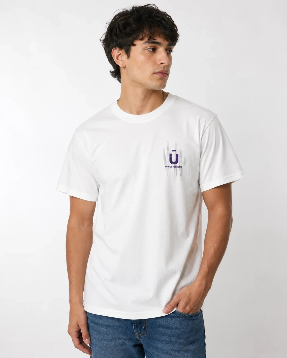 T-shirt Homme Blanc