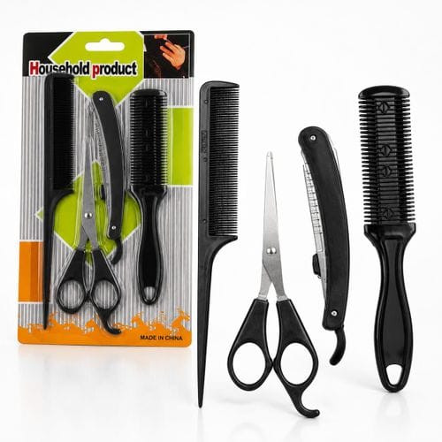 Kit de Coiffure & Rasage 4 en 1 Professionnel