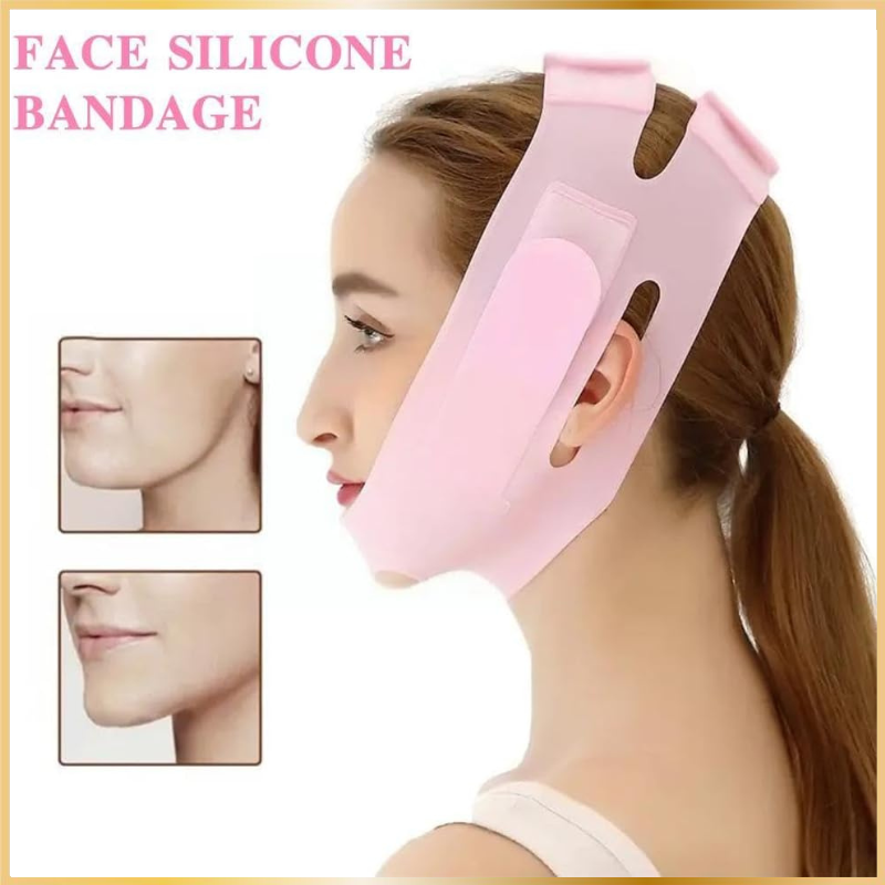 Masque Facial Silicone V-Line – Massage & Maintien du Visage
