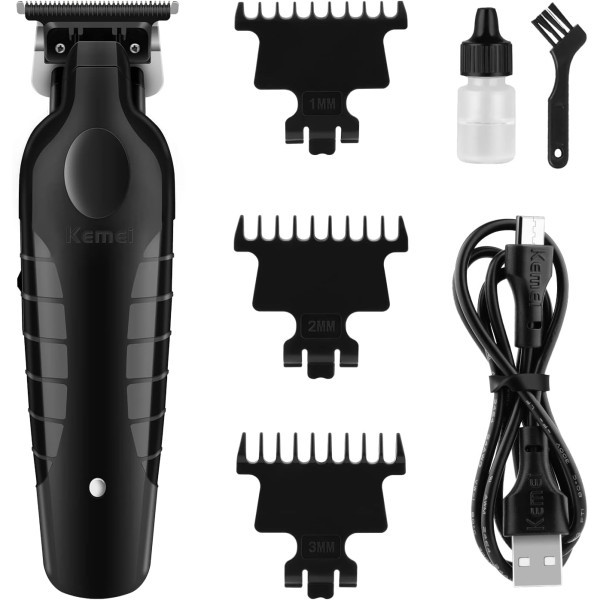 Kemei 2299 Tondeuse À Cheveux Professionnelle Sans Fil