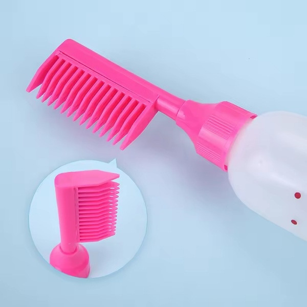 Applicateur de Teinture Capillaire avec Peigne Intégré – Bouteille Rechargeable pour Coloration Facile