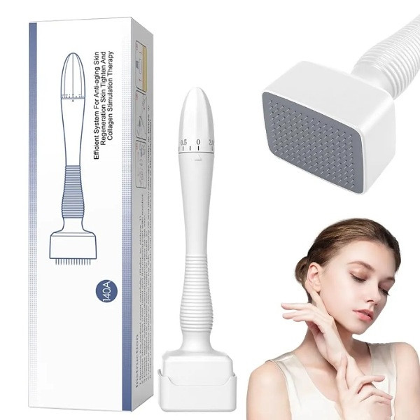 Derma Stamp – Microneedling réglable de 0 á 3 mm
