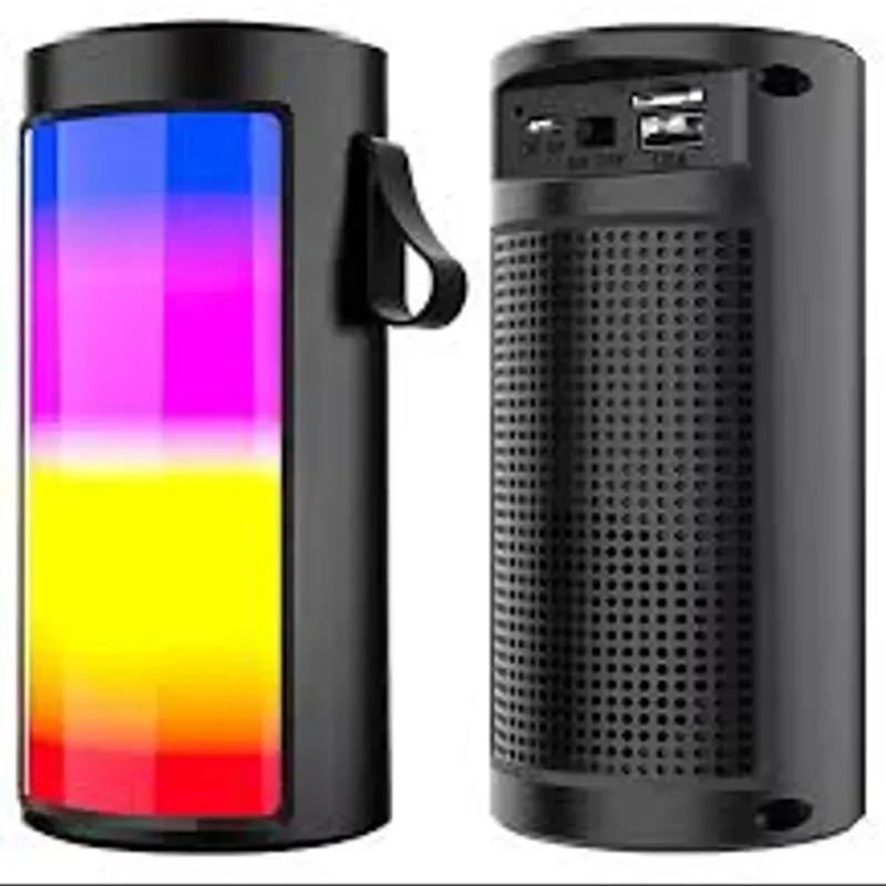 Haut Parleur Portable Bluetooth ZQS1201 RGB Noir