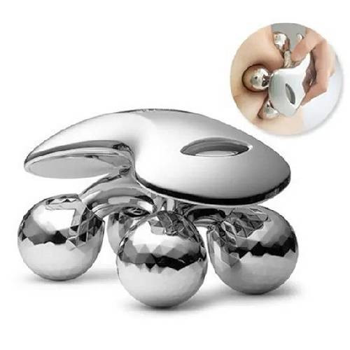 Masseuse rouleau 4D rotatif 360° – Lifting visage & corps