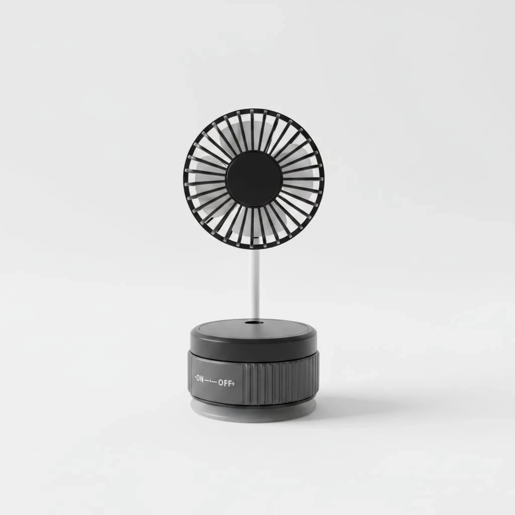 Mini ventilateur à col flexible à 360°