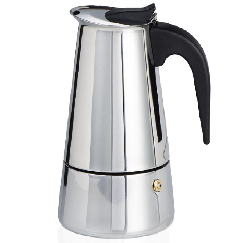 Cafetière expresso en acier inoxydable -9 tasses